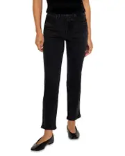 Good American Good Petite Soft Tech Straight Jeans in K340