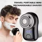 Mini Portable Electric Razor for Men USB Rechargeable Shaver Beard Trimmer