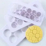 Geometric Polymer Clay Tool Plastic Cutting Molds DIY Earring Pottery Tools 3pcs