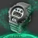 【CASIO 卡西歐】G-SHOCK 酷炫光芒 運動電子手錶-深灰色 50mm(DW-6900HD-8)