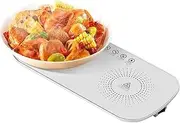 JSEIAJB Electric Warming Tray Food Heating Tray Plate Warmer Portable Hot Plate Placemat Electric Server Warming Tray for Dinners