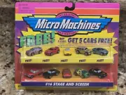 Micro Machines 1997 Orig. Scale Miniatures Ferrari Trans Am #16 Stage & Screens
