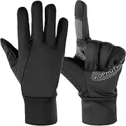 [KOPHOTY] Winter Gloves Men Women Touch Screen Warm Gloves Water Resistant Windproof Thermal Gloves for Driving Running Cycling Texting