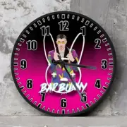 Bad bunny clock wall room Decor New