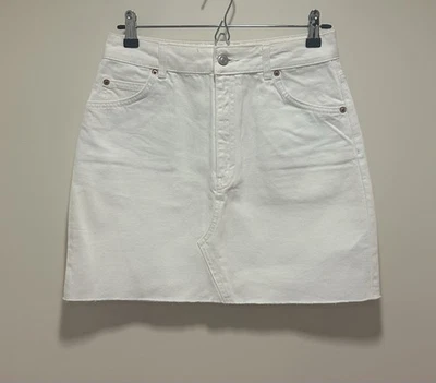 Topshop - Demin Skirt - UK 10 / US 6 - White - Brand New !