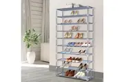 10 Tier Stackable Shoe Rack