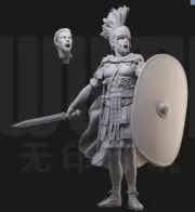 1/24 Resin Roman soldier Unassembled Unpainted 2167