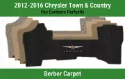 Lloyd Berber Front Mat for '12-16 Chrysler Town & Country w/Chrysler w/ Wings 1 (for: Chrysler)