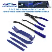 7PCS Trim Removal Pry Tool Kit for Car Radio Door Panel Fastener Dashboard Blue