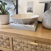13" Ceramic Angular Bowl - Threshold designed with Studio McGee