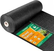 GreatBuddy 5oz Weed Barrier Landscape Fabric 3x200ft, Dual-Layer Heavy-Duty Landscape Fabric for Garden, Greenhouse, Pathway, Orchard Weed Control, Easy to Set-up