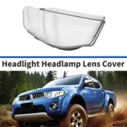 1 Pcs Car Front Right Headlight Lens Cover for Mitsubishi Triton 2005-2014