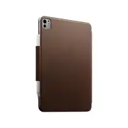 NOMAD Leather Folio Protective Tablet Case for iPad Pro 11 (M4) (2024) (Brown/Brown)
