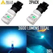 Alla Lighting LED 3157 Cornering Corner Running Light Ice Blue Tint Super Bright