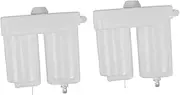 HOMSFOU Holder 2 Pack Boiler Accessories Plastic Battery Case Waterproof for Home Rv