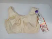 NWT Vanity Fair 75630 Full Figure Underwire Sports Bra Pearl Blush 38DD