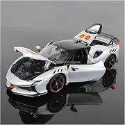 Die-cast 1:18 White for Ferrari SF90 XX Supercar Simulation Alloy Car Model Static Die-cast Miniature Vehicle Model Collection Miniature Vehicle