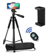 60" Full Size Tripod + iPhone Samsung Mount + Remote for Canon Rebel T7i, T6i,T6