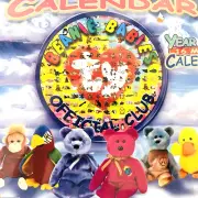Vintage Beanie Babies Official Club Millenium Calendar Year 2000 New
