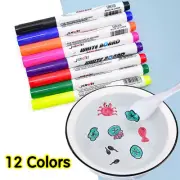Magical Water Painting Pen DIY Drawing Floating Pen in Water Magic 12 Colors Doo
