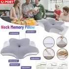 Neck Contour Pillow Memory Foam Orthopedic Cervical Rebound Support Cushion Soft