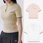 新款 翻領針織衫 女士高爾夫球服 運動服 時尚 球服 彈力 修身顯瘦 GOLF短袖 T恤 通懃裝 POLO衫