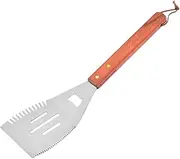Metal Spatula - Stainless Steel Spatula | BBQ Scraper | Heavy-Duty Non-Slip Handle BBQ Tool for Outdoor Cooking | Portable Utensil for Camping, Picnics, Backyard Grilling, Restaurants