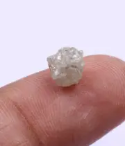 Natural Loose Diamond Rough Raw Shape White Color I3 Clarity 2.42 Carat T78