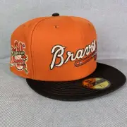 Burdeens Exclusive Atlanta Braves 59Fifty Fitted Hat 30th Season Patch 7 1/2 Cap