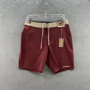 patagonia NWT mens hydropeak boardshorts red drawstring swim trunks