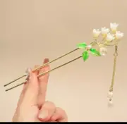 Flower Fringe Hair Sticks Fashionable Female Metal Hairpin Hair Stick