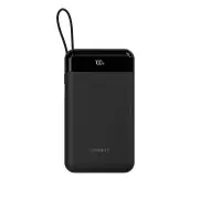 Cygnett ChargeUp Maxx 40K mAh Power Bank with Built-in USB C Cable (Black)