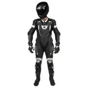 Cortech Sector Pro Air 1 Piece Leather Suit SML Black/White 8870-0109-04