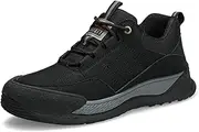 [ZHENSI] Safety Trainers for Men Women Steel Toe Cap Work Sneakers Leather Construction Industrial Shoes Lightweight Comfortable Safety Shoes