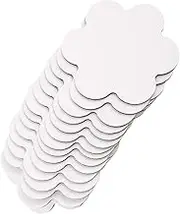 15Pcs Magnetic Flower Shape Canvas Panels Blank Oil Painting Boards for Artist Drawing Durable and Reliable with Smooth Surface for DIY Decorations