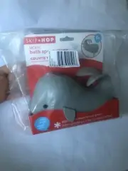 Skip Hop Moby Bath Spout Cover, Grey, Whale