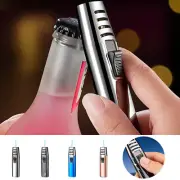 Handheld Jet Straight Flame Torch Lighter Refillable Blue Flame Fire For Outdoor