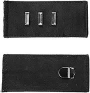 Black Hook Waist Band Extenders Elastic Hook Waist Extenders Adjustable Waistband Extender for Women Men Pants Jeans Skirt Trousers Fasteners, Sewing Notions Supplies, Black