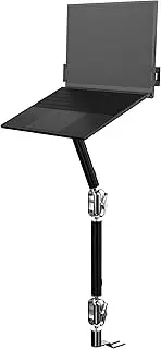CTA Digital Laptop Arm - CTA Security Laptop Arm with VESA Mounting Base for Delivery Vehicles, Law Enforcement Cars, and Ride Share Drivers – Compatible with Laptops up to 17” (AUT-SAM) – Black
