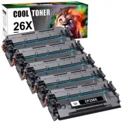 5-Pack CF226X Toner Cartridge For HP 26X Laserjet Pro M402dn M402n M426fdw M402