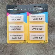 2 (3ct) Prismacolor Premier MAGIC RUB Vinyl Erasers School Classroom Art Studio