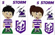 Melbourne Storm NRL Boy Girl Logo Decal Stickers