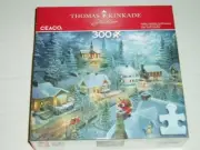 Thomas Kinkade 300 Pc Jigsaw Puzzle Santa's Silent Night NIB