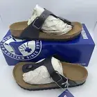 Birkenstock 541951 Gizeh Sandals, Graceful Licorice, Regular Fit 37/W6/M4