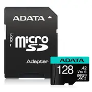 ADATA Premier Pro microSDXC Card with Adapter - 128GB UHS-I - U3 - A2 - V30 [AUSDX128GUI3V30SA2-R]