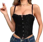 [Mealah] Women Girls Lace-up Cinch Belt Elastic Tied Corset Waist Belt