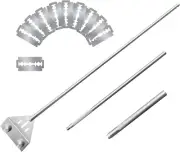 Stainless Steel Algae Scraper for Glass Aquariums with 10 Blades