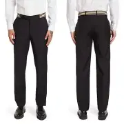 Alexander McQueen Cigarette Flat Front Trouser Pant Black 44 NEW $990 Italy