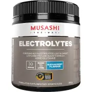 MUSASHI Electrolytes Replenisher, Blue Raspberry 300g 30 Serves