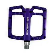 JetBlack Ultralite MTB Pedals Low Profile – Sealed Bearings Cromo Axle Purple